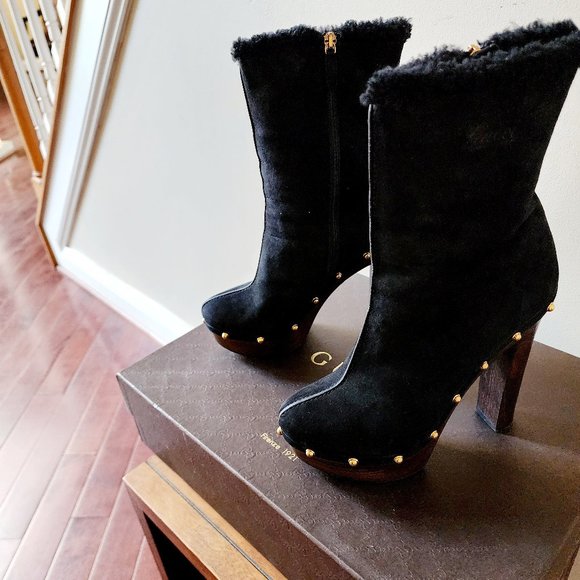 Gucci Sherling Montana Boots Sz 38 (US 8) - Picture 1 of 6